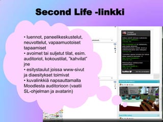 Twitter MoodlessaLuodaan Moodleen uusi  html-lohko ja liitetään sinne koodi html-muodossa.
