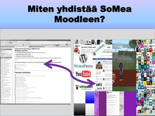 Miten yhdistää SoMea Moodleen?