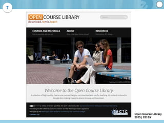 7
Open Course Library
2015 | CC BY
 