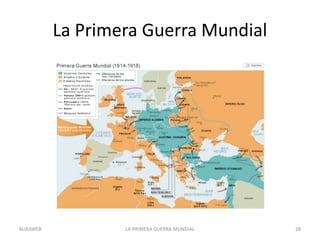 La Primera Guerra Mundial
LA PRIMERA GUERRA MUNDIAL 28
BUXAWEB
 
