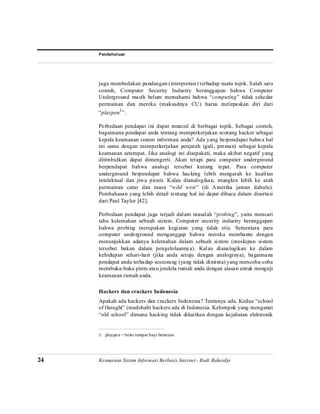 It keamanan sistem informasi berbasis internet