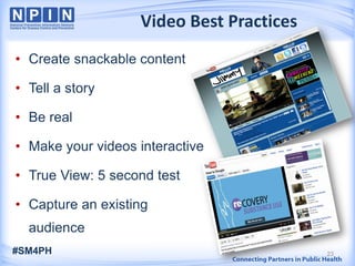 Video Best Practices
• Create snackable content
• Tell a story
• Be real
• Make your videos interactive
• True View: 5 second test
• Capture an existing
audience
#SM4PH 23
 