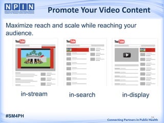 Maximize reach and scale while reaching your
audience.
Promote Your Video Content
in-stream in-search in-display
#SM4PH 24
 