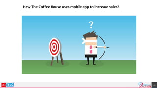 How The Coffee House uses mobile app to increase sales?
20
 