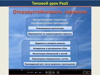Типовой урок PaaS
 