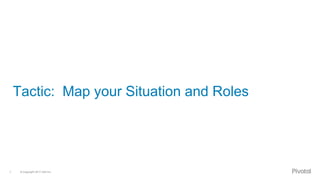 © Copyright 2017 Dell Inc.7
Tactic: Map your Situation and Roles
 
