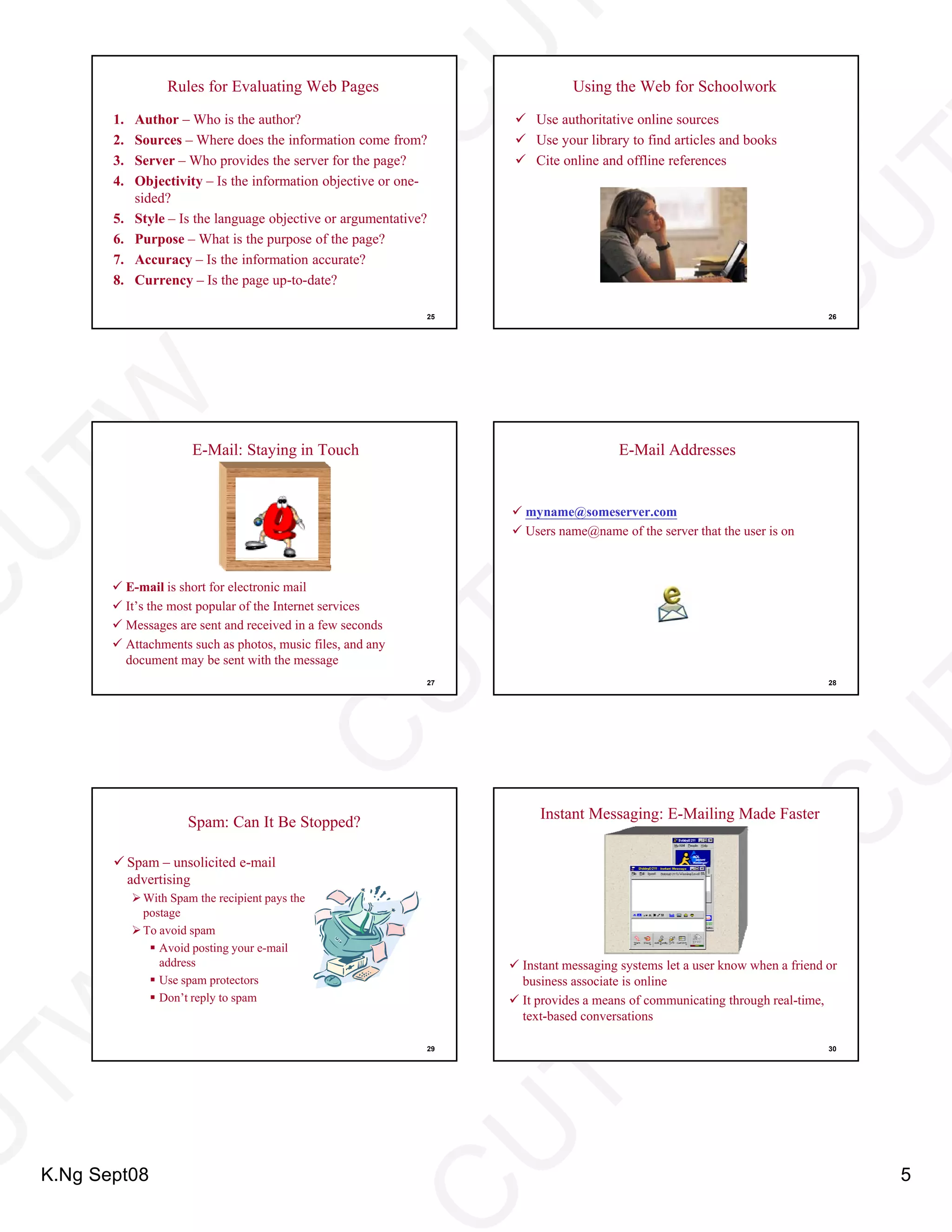 ITMA03 Internet And Communications