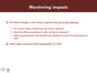 Towards increased uptake and impact assessment of ITM vaccine: A research agenda 