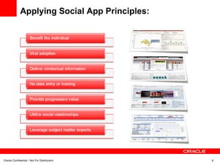Applying Social App Principles: 