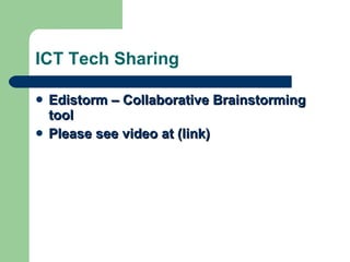 It meeting agenda 03 2010 | PPT
