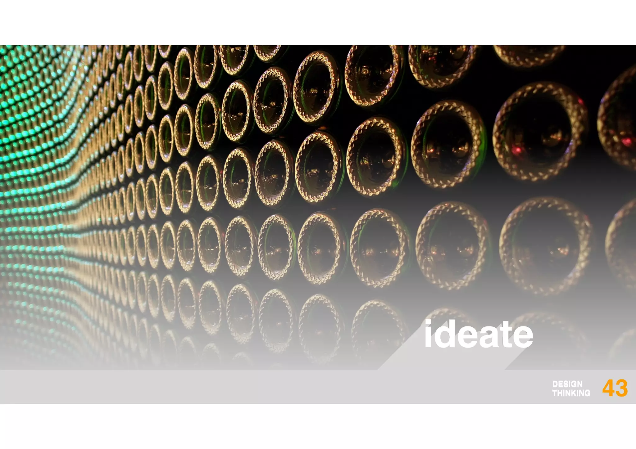 DESIGN
THINKING
DESIGN
THINKING 43
ideate
 