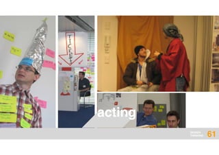 DESIGN
THINKING 61
acting
 