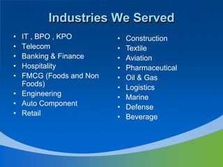 Use international jobsites on need basis.