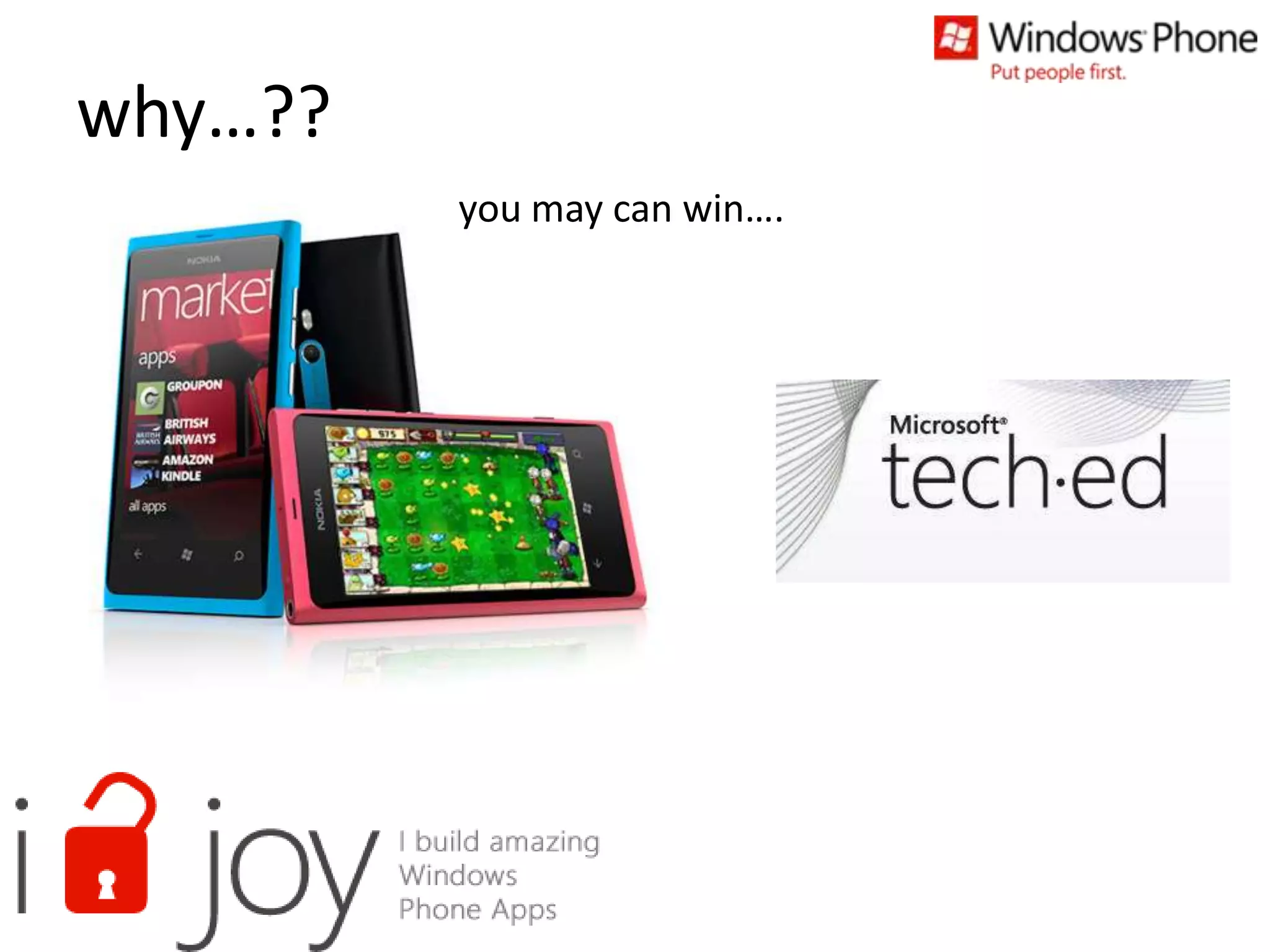 why…??
you may can win….