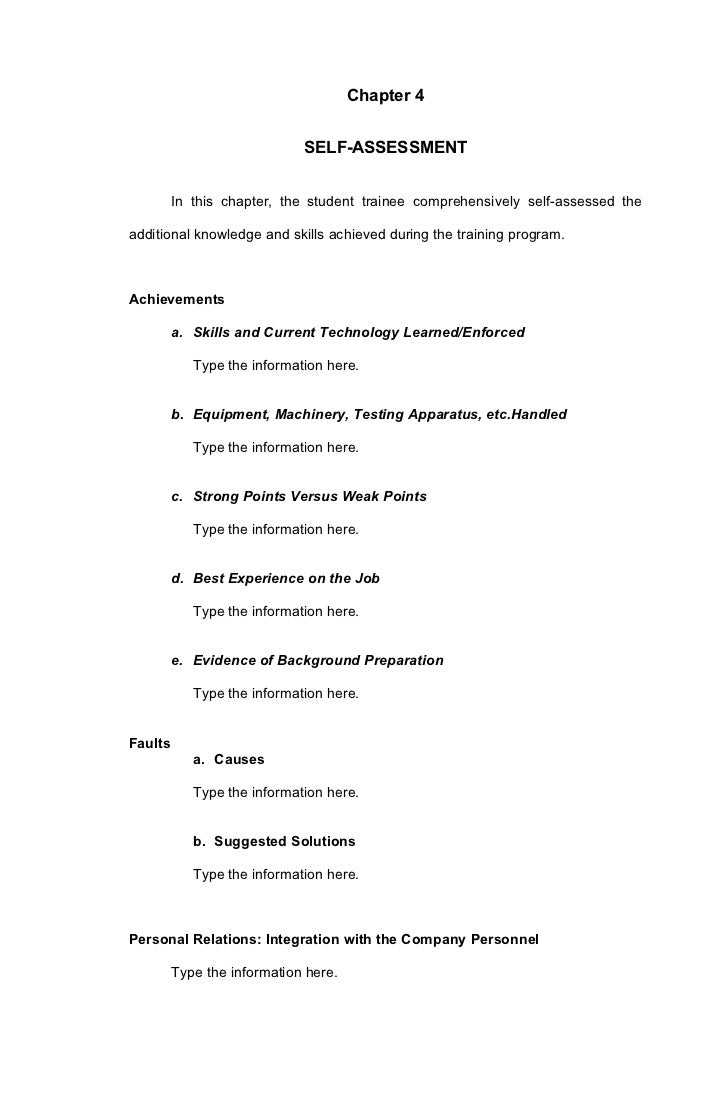 self assessment report template lspu siniloan it narrative report format self assessment report template lspu siniloan it narrative report format