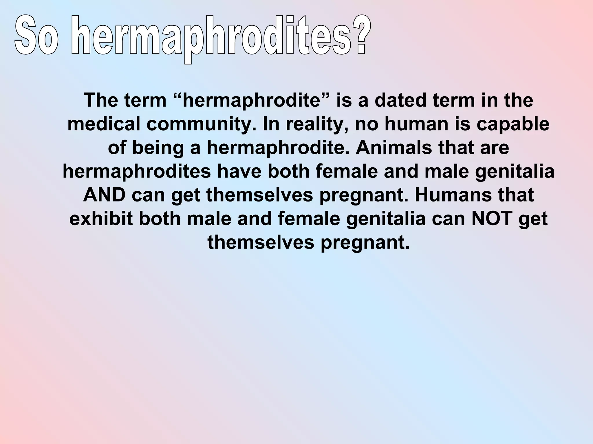Intersex | PPT | Infertility | Reproductive Health