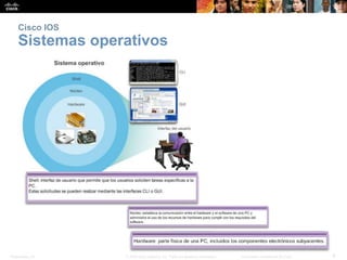Presentation_ID 6© 2008 Cisco Systems, Inc. Todos los derechos reservados. Información confidencial de Cisco
Cisco IOS
Sistemas operativos
 