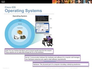 Presentation_ID 6
© 2008 Cisco Systems, Inc. All rights reserved. Cisco Confidential
Cisco IOS
Operating Systems
 