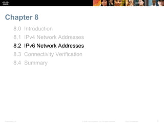 instructor ppt_chapter8.2.2 - i_pv6 addressing with exercises of IPv6 | PPT