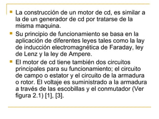 Lenz Rotor Itnl generador y motor cd ago17 | PPT