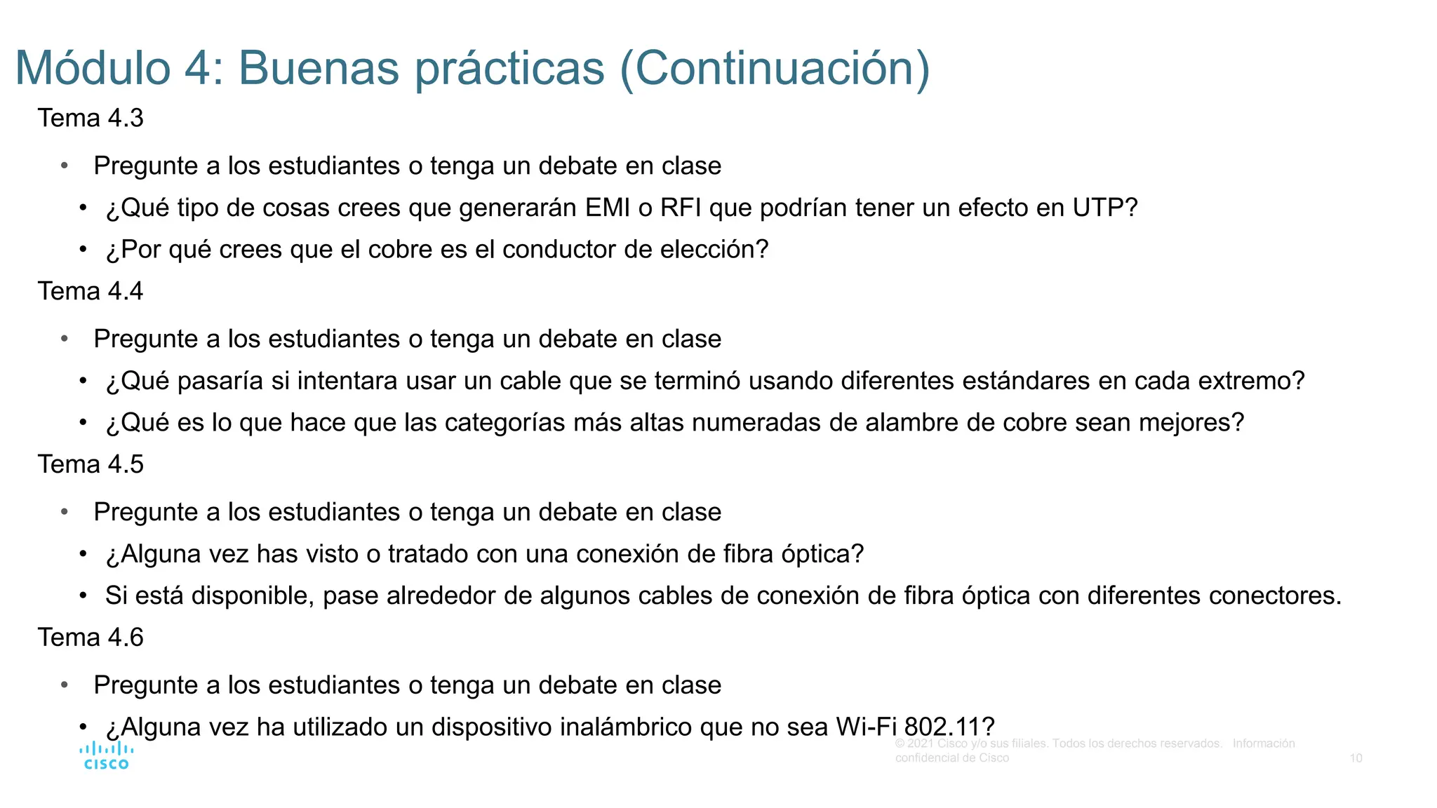 Modulo 4 ccna 1 del curso de cisco de netacad | PPTX