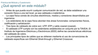 Modulo 4 ccna 1 del curso de cisco de netacad | PPTX