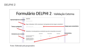 DELPHI 2
Fonte: Elaborado pela pesquisadora
 