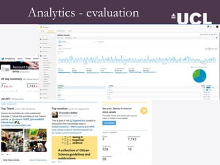 Analytics - evaluation
 
