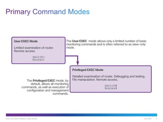Chapter 2 Configure a Network Operating System | PDF