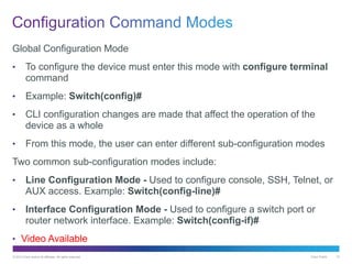 Chapter 2 Configure a Network Operating System | PDF
