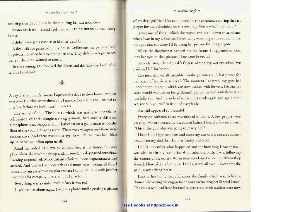 i too had a love story by ravinder singh summary