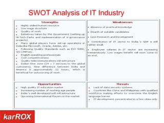 SWOT Analysis of IT Industry 