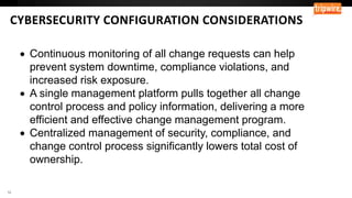 Leveraging Change Control for Security