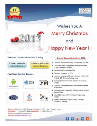  IT Solutions Annual Accomplishments 2012 