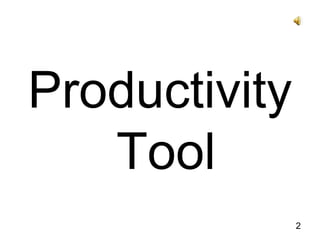 Productivity Tool2