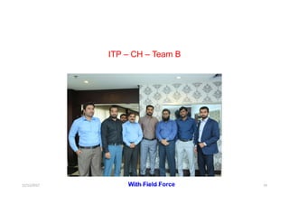 ITP – CH – Team B
12/12/2017 Dr. Syed Ahmed Owais 14With Field Force
 