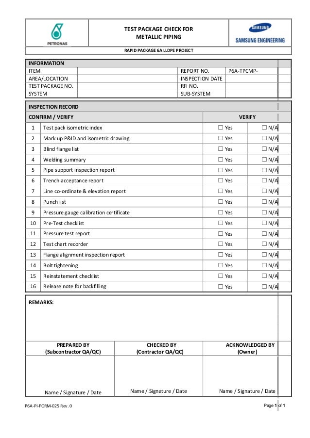 Hydrostatic Pressure Test Report Template Exles Of Reporting Forms Writing Specs Hydrostatic Hydrostatic Test Report Template