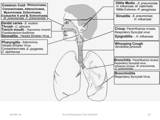 28-Mar-16 Acute Respiratory Tract Infection 10
 