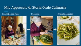 Storia orale della cucina contadina italiana