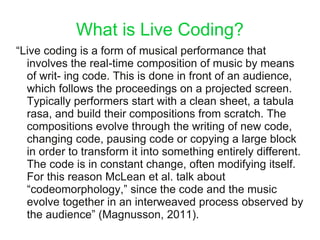 Itp live coding | PPT