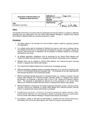 JTCMHC IS Policies