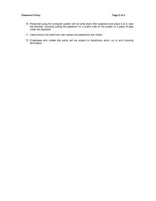 JTCMHC IS Policies