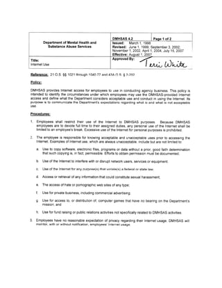JTCMHC IS Policies