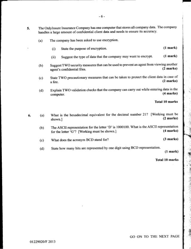 CSEC Information Technology Past Papers