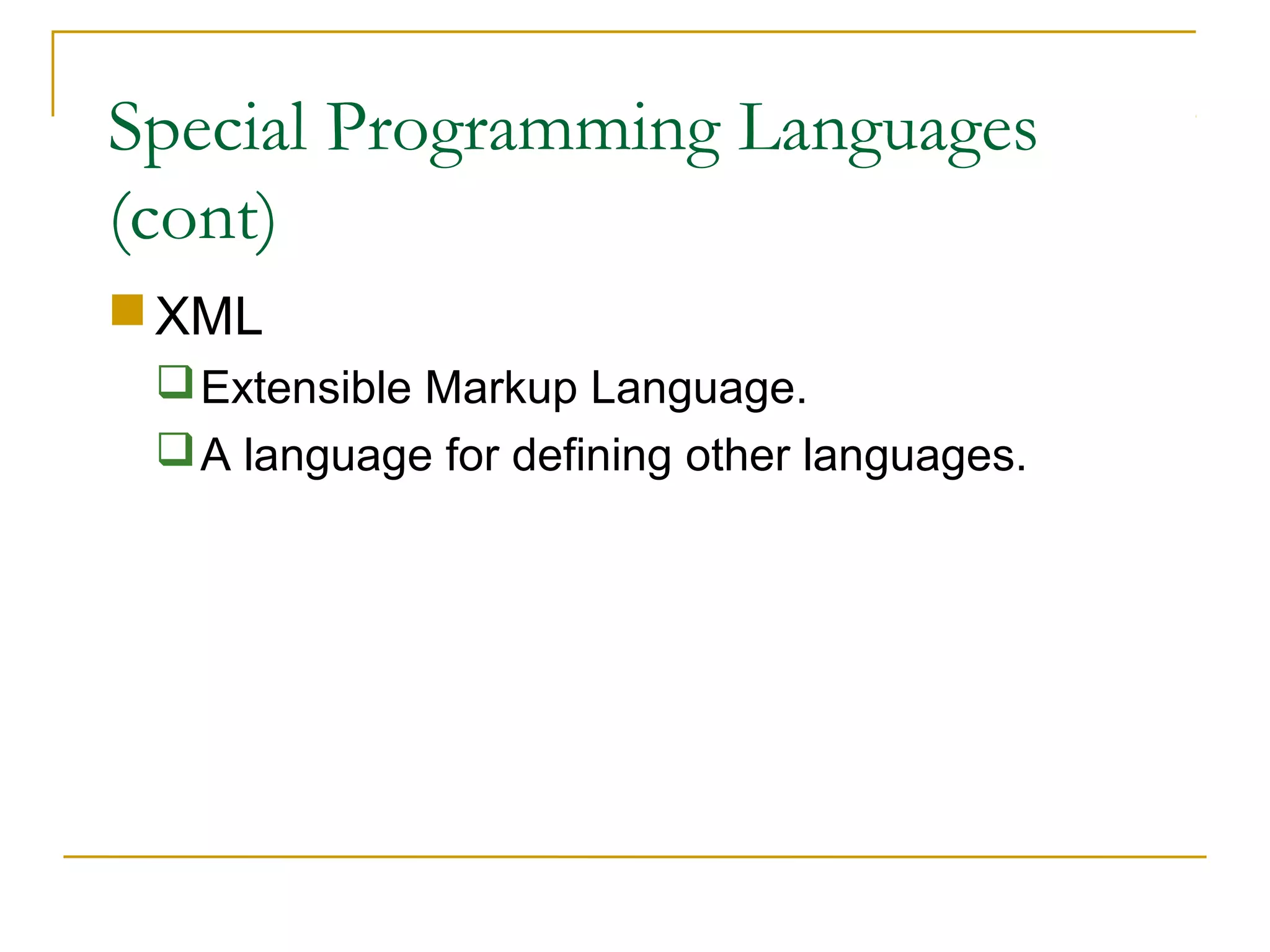 software development and programming languages | PPT