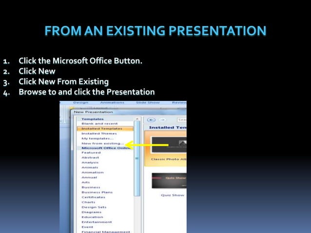 Microsoft Power Point 2007 (Basics) | PPTX