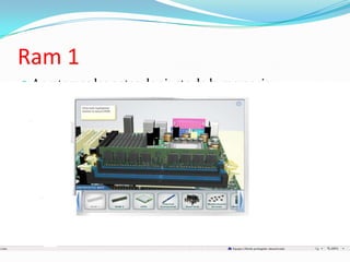 Ram 1 Apretamos las patas de ajuste de la memoria