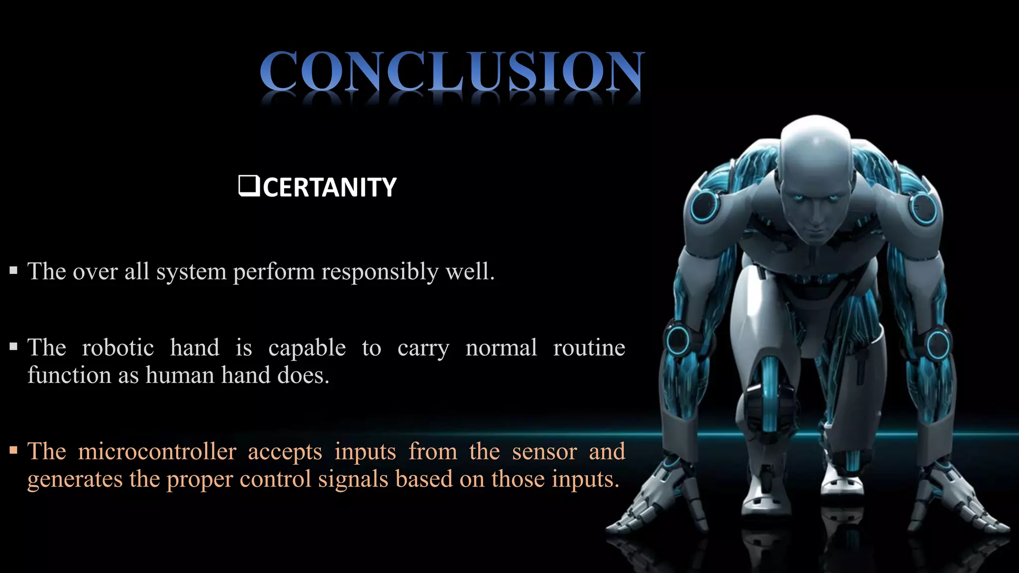 • Part 1: Introduction to our Project
• Part 2: Introduction to Implementation Tools
• Part 3 Results and Conclusions
• Part 4: Possible uses
 