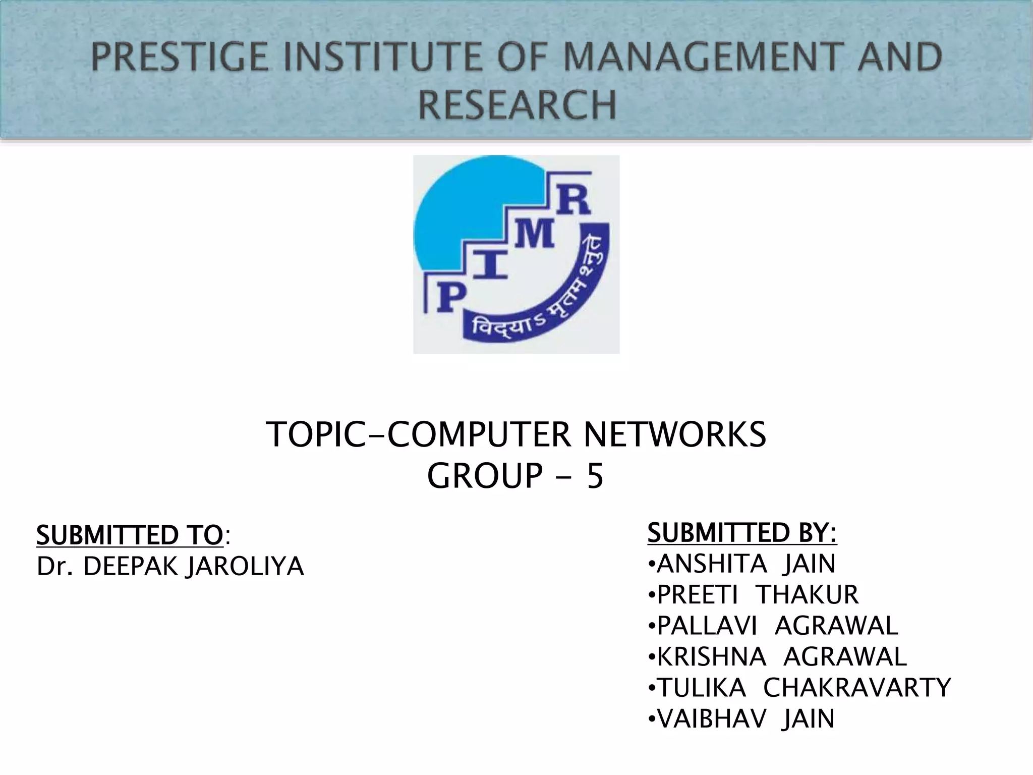 computer networks presentation | PPT