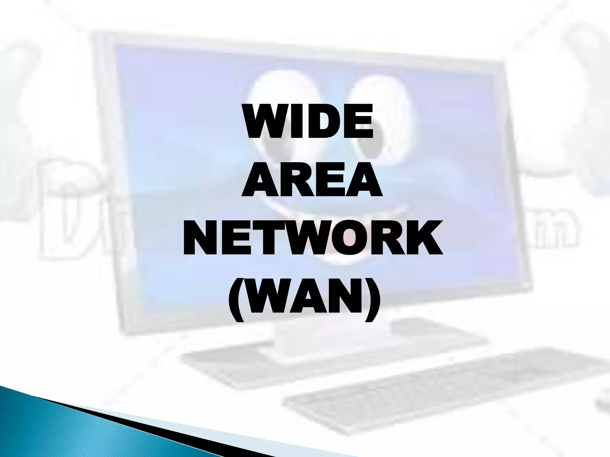 WIDE
AREA
NETWORK
(WAN)
 